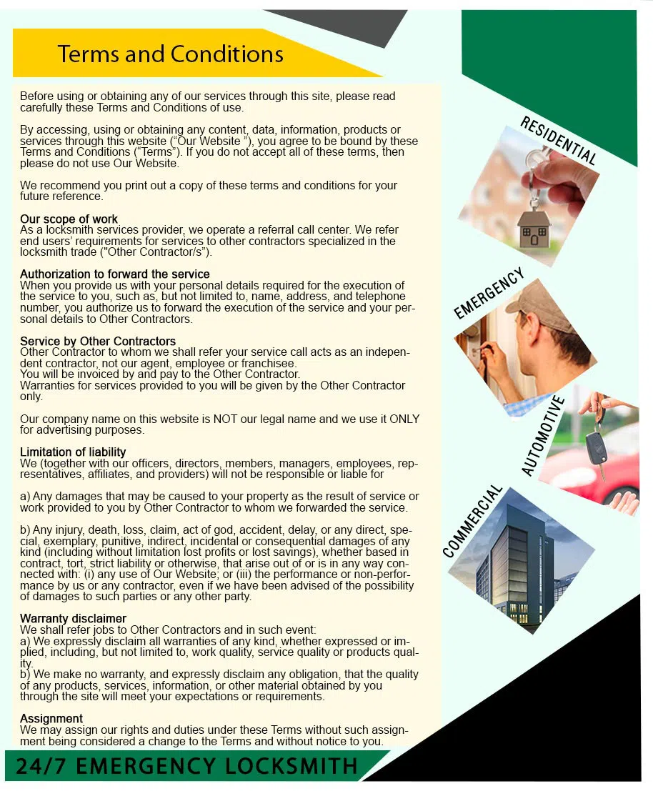 Amber Locksmith Store Fenton, MO 636-229-9845 - terms-and-condition-68-19mod